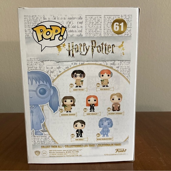 ⚡️SALE! NWT Moaning Myrtle Funko Pop - Picture 4 of 7